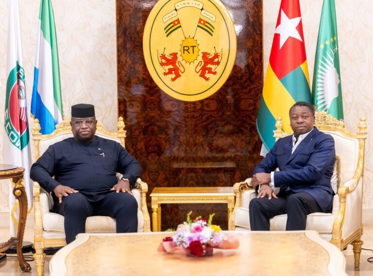 ce que vont aborder Faure Gnassingbé et Julius Maada Bio