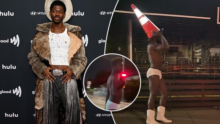 USA : Le rappeur Lil Nas X aperçu désespéré en sous-vêtements dans la rue USA : Le rappeur Lil Nas X aperçu désespéré en sous-vêtements dans les rues