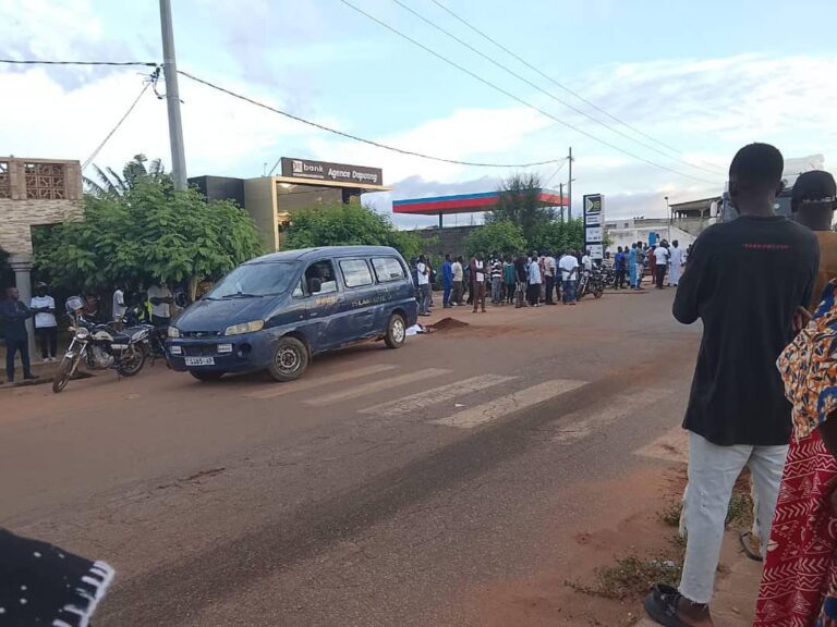 Tragique accident à Dapaong : Une femme écrasée sous les yeux de son mari une femme écrasée par un camion sous les yeux de son mari