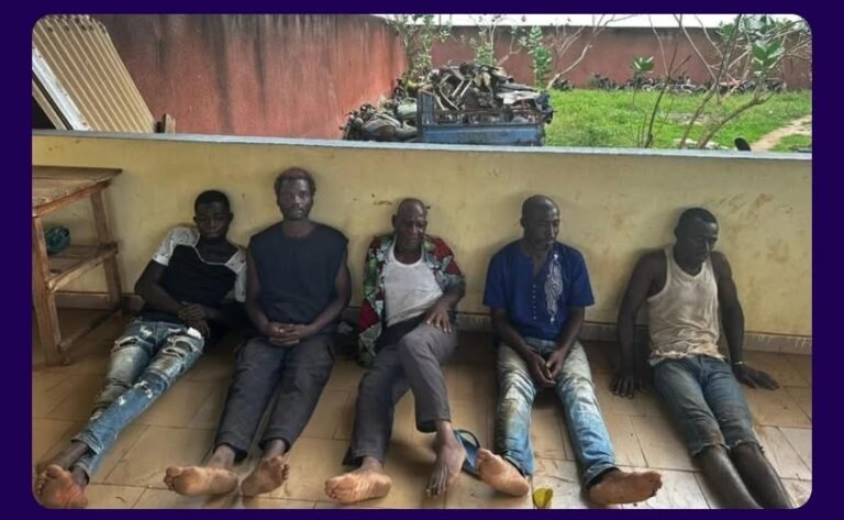 Côte d’Ivoire : 5 personnes arrêtées pour tentative de marche