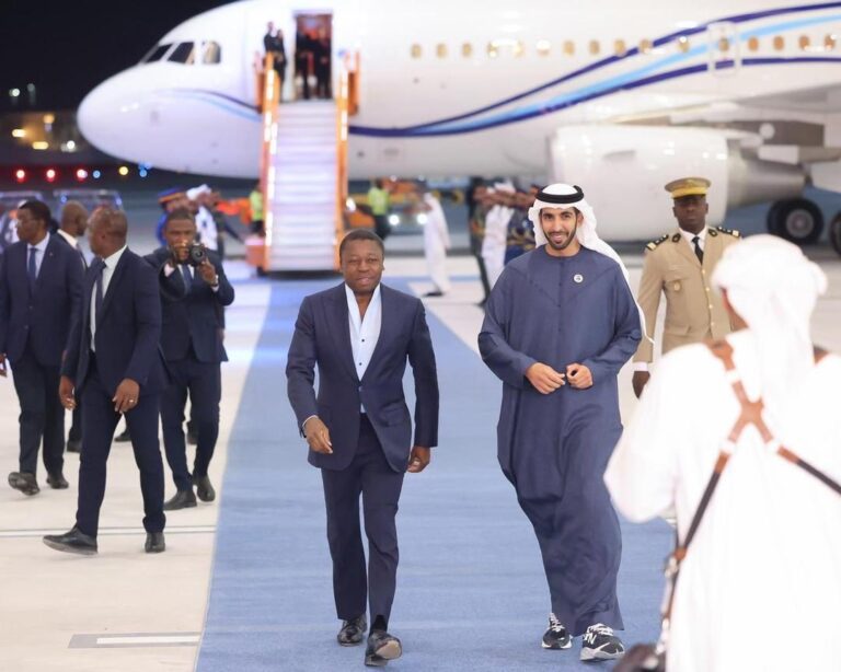 Faure Gnassingbé à Abu Dhabi pour participer au Forum sur le commerce et l’investissement au Tchad