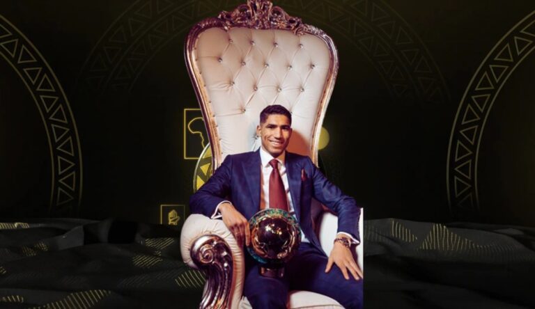 Achraf Hakimi remporte le Ballon d’Or Africain 2025 Achraf Hakimi sacré « Joueur Africain de l’Année 2025 » aux CAF Awards 2025
