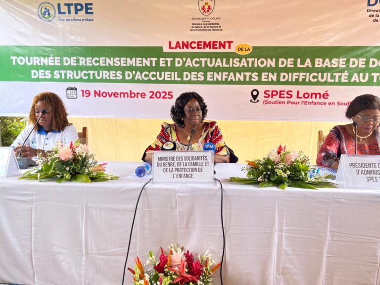 Togo : Une tournée nationale de recensement et d’actualisation pour protéger les enfants vulnérables