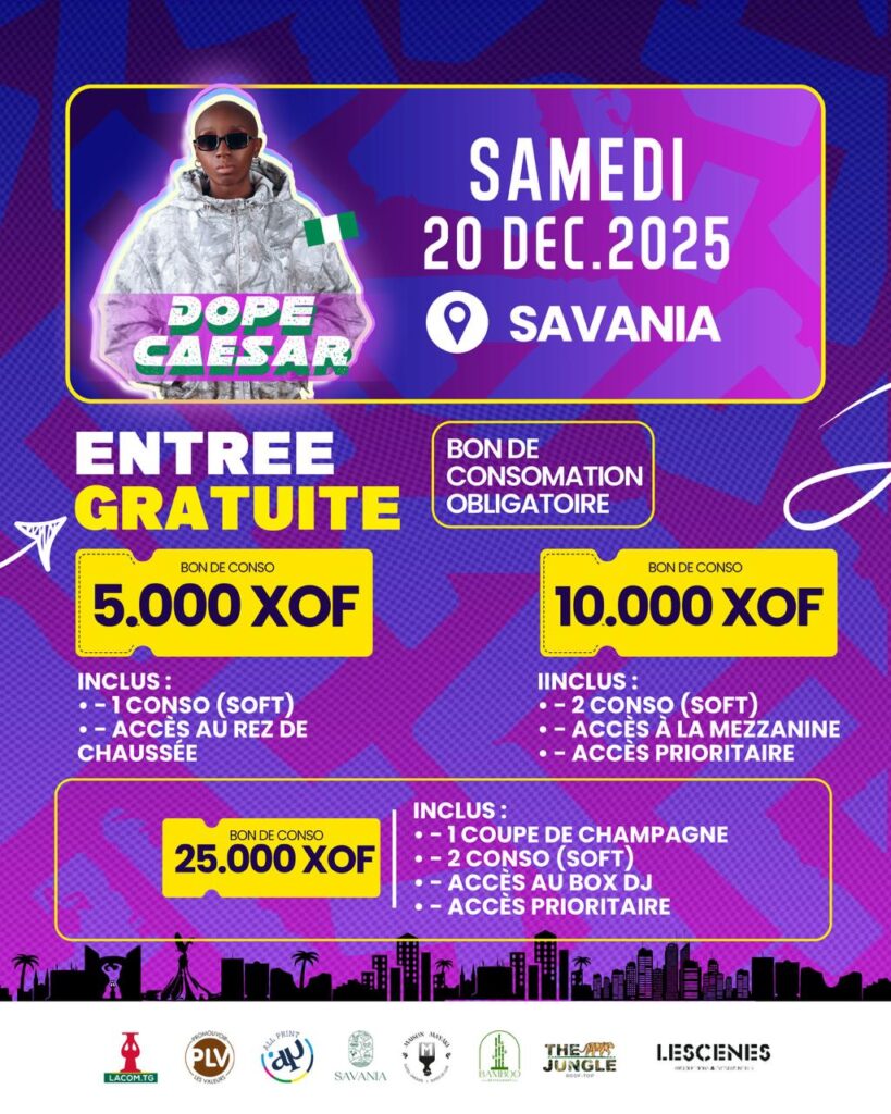 DOPE CAESAR en showcase à Savanía Festival Son et Lumière
