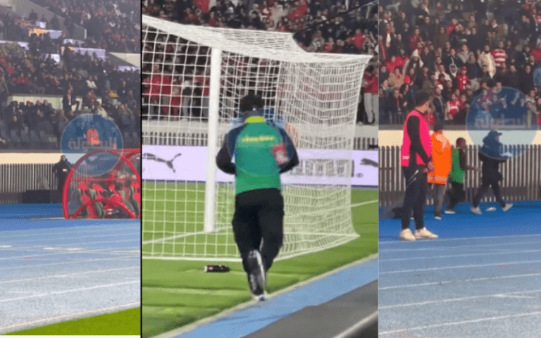 Vidéo : Un vol de serviette au Maroc en plein match de Coupe CAF vol serviette maroc