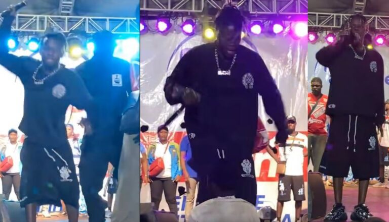 Paki Chenzu frappe un fan en plein concert