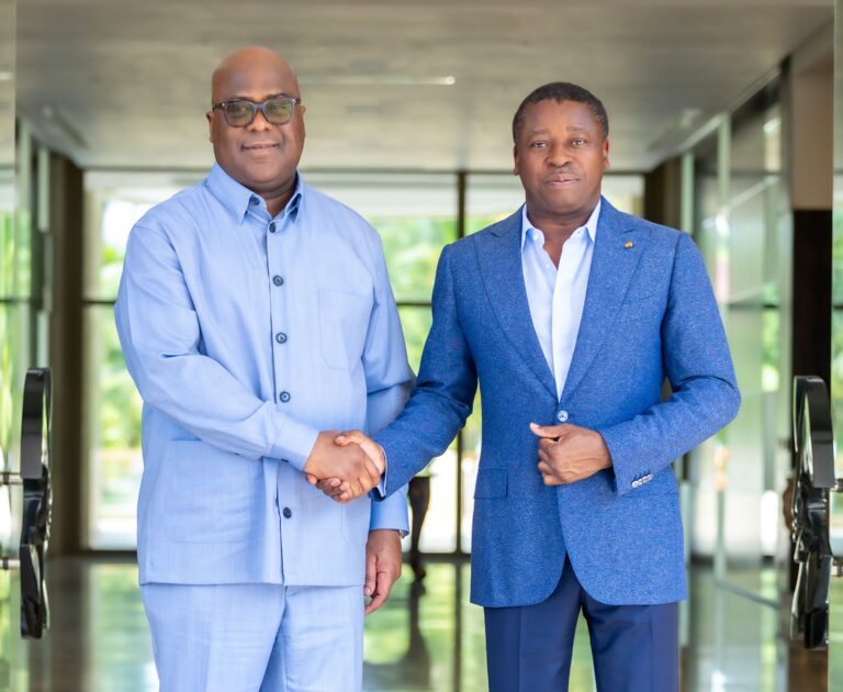 Diplomatie : Ce que Faure Gnassingbé et Félix Tshisekedi se sont dit lors de leur rencontre à Lomé Diplomatie
