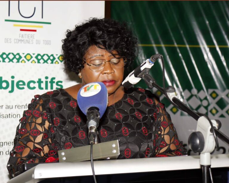 Koubounou Touni élue présidente de la Faîtière des Communes du Togo Koubouni Touni,