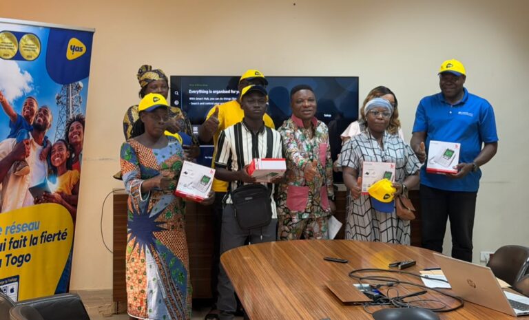 Yas Togo : Coup d’envoi de la première remise de lots de la campagne « Allo la fibre »