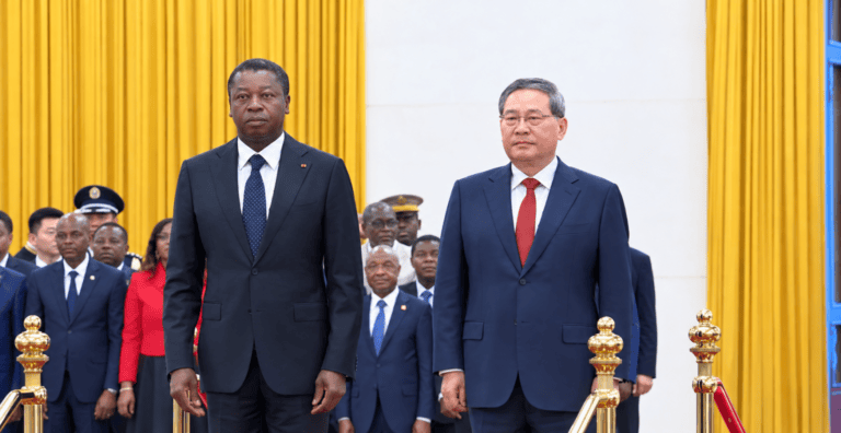 Faure Gnassingbé et Li Qiang scellent 13 nouveaux accords à Pékin