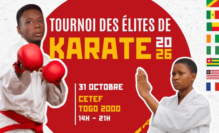 Open Coloris Togo 2026 : Les élites du karaté attendues à Lomé le 31 octobre Open Coloris Togo 2026 : les élites du karaté attendues à Lomé le 31 octobre