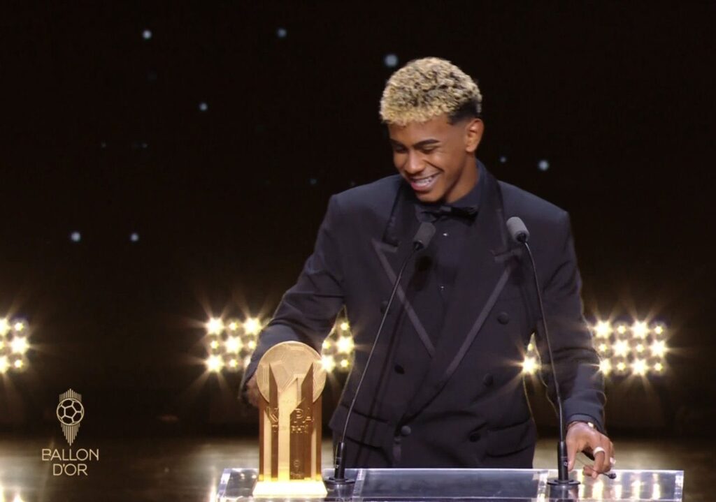 Lamine Yamal remporte le trophée Kopa