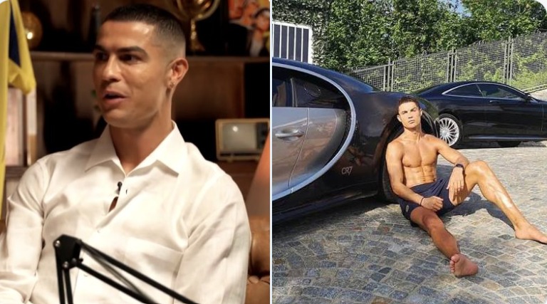 Cristiano Ronaldo : « J’ai environ 41 voitures mais je ne conduis pas. Je vérifie simplement si elles sont propres…»