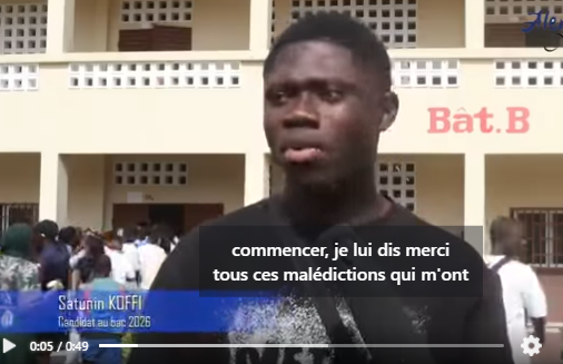 BAC II 2026 : Après un deuxième échec, un candidat accuse son père de l’avoir « maudit » BAC II 2026 : Après un deuxième échec d'affilée, un candidat accuse son père de l'avoir « maudit »